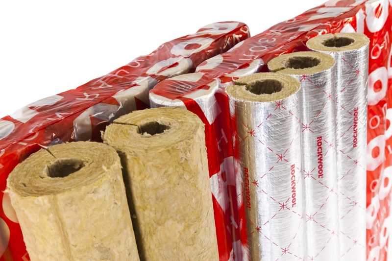 Цилиндры навивные кашированные фольгой Роквул 100 30х83